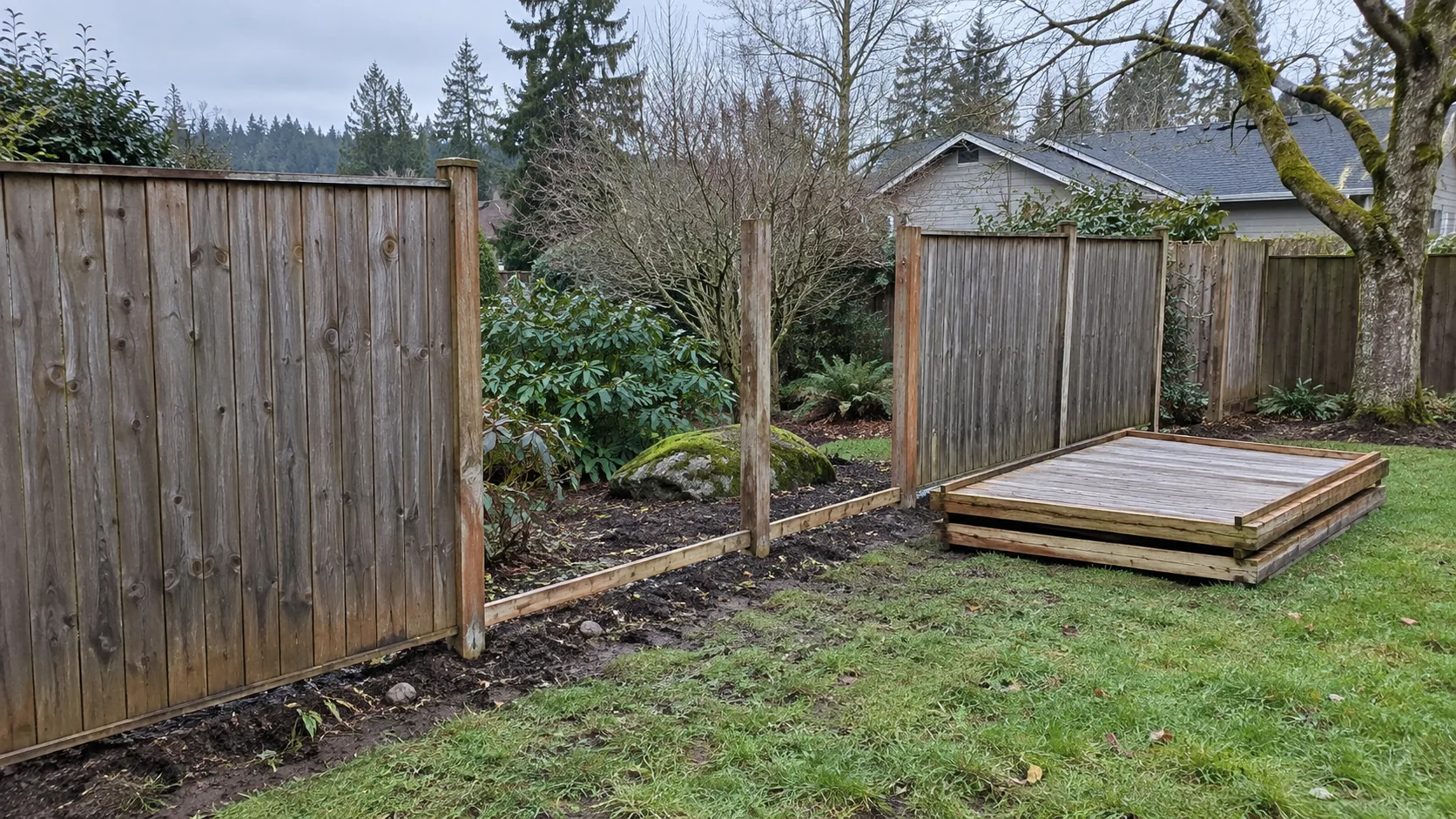 Illustrative Fence removal project